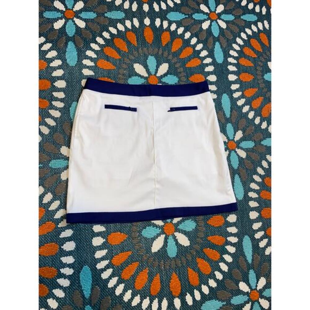 Greg Norman White Golf Skort 8 Athletic Tennis Skirt Built In Shorts Stretch